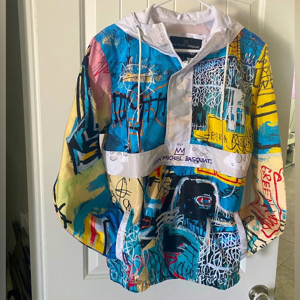 Members Only x Basquiat Multi Anorak Jacket size Small ( men)